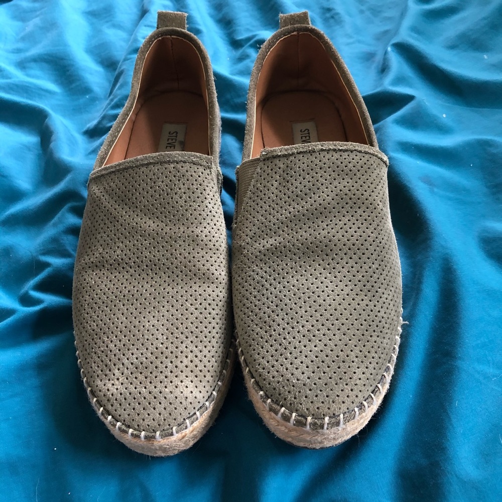 Olive Platform Espadrilles
